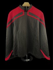 Picard Shirt Cosplay Startfleet Black With Red Stripes