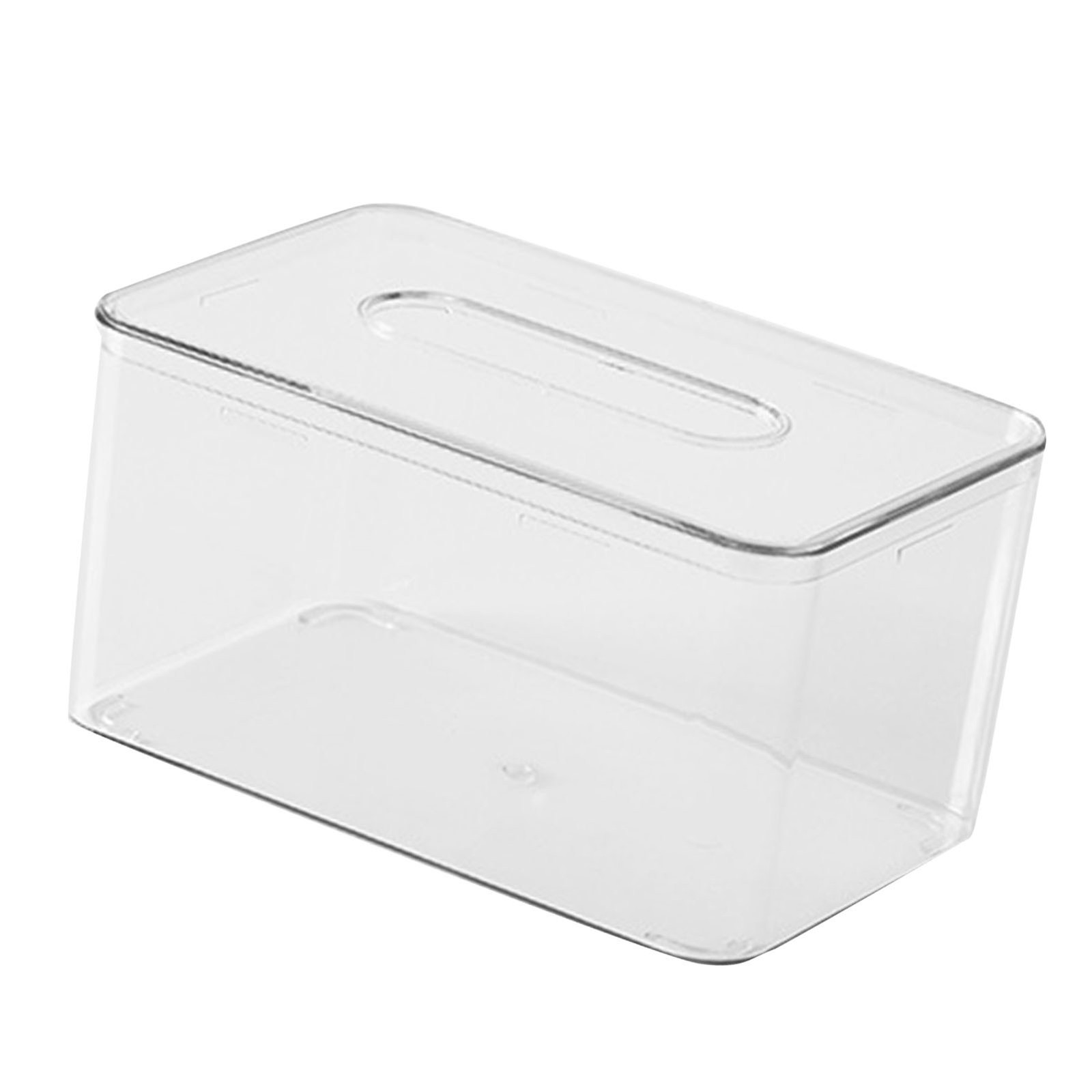 Clear Tissue Box Holder Stylish Practical Tissue Storage Solution For Living Roo