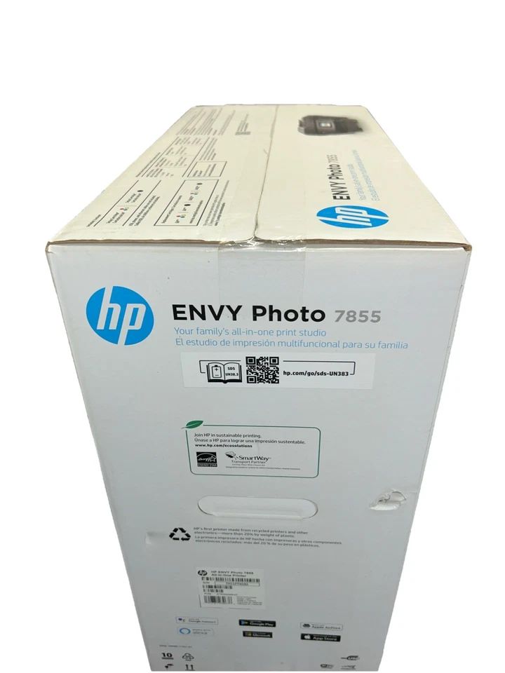 HP ENVY Photo Enhanced Productivity 7855 All-In-One Wireless InkJet Printer NEW - Image 3 of 4