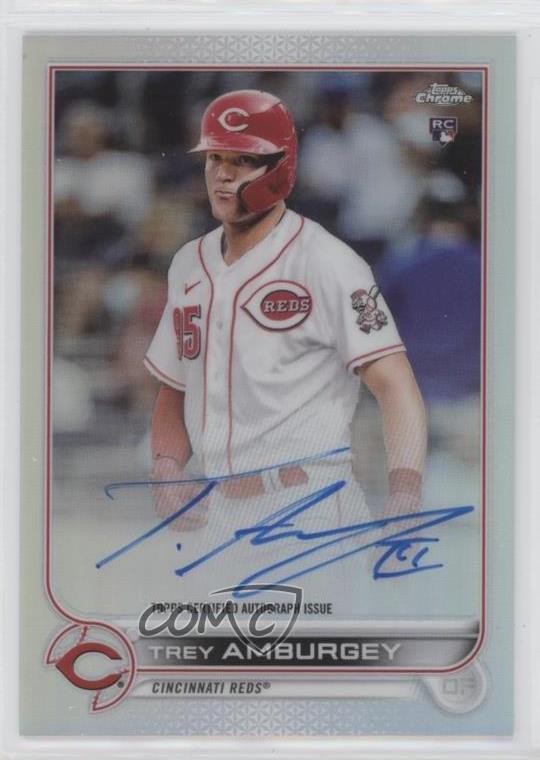 2022 Topps Chrome Rookie Auto Refractor /499 Trey Amburgey #RA-TA Auto RC