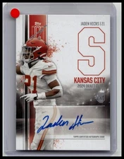 Jaden Hicks Rookie Class Auto Variation 2024 Topps Signature Class #RCA-JH