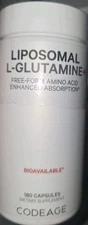 Liposomal L-Glutamine+, 1,000 mg, 180 Vegetable Capsules (500 mg per Capsule)