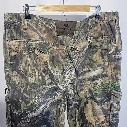 Mossy Oak Men's Country DNA Cargo Camo Pants 40-42 Stretch Waist EUC - Picture 2 of 9