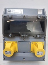 MK 16a 110v COMMANDO COMBI UNIT K73173 yel 16a 3 pin Socket ip44 Bs 61439-3