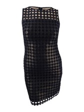 Lauren by Ralph Lauren Women's Metallic Lace Sheath Dress