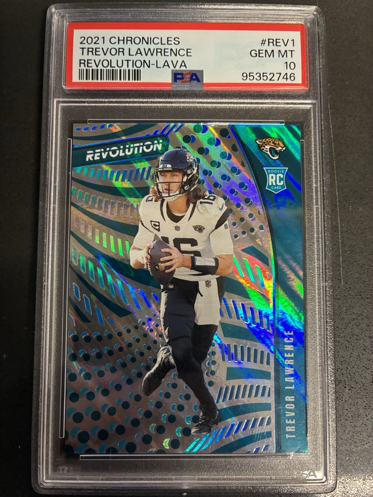 Trevor Lawrence Panini Chronicles Revolution #REV1 Lava