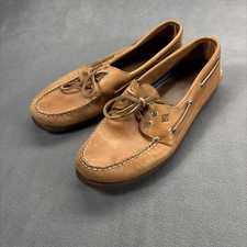 Sperry Men's Size 13 Leeward 2-Eye Top-Sider Boat Shoes in Sahara Tan Leather