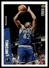1996-97 Collector's Choice Sam Mitchell Minnesota Timberwolves #92