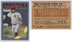 2023 Update 1988 Topps Baseball Blue /600 Anthony Volpe #88US-50 Rookie RC