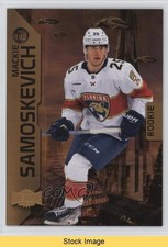 2023 Skybox Metal Universe Rookies Gold Spectrum FX Mackie Samoskevich READ q2c