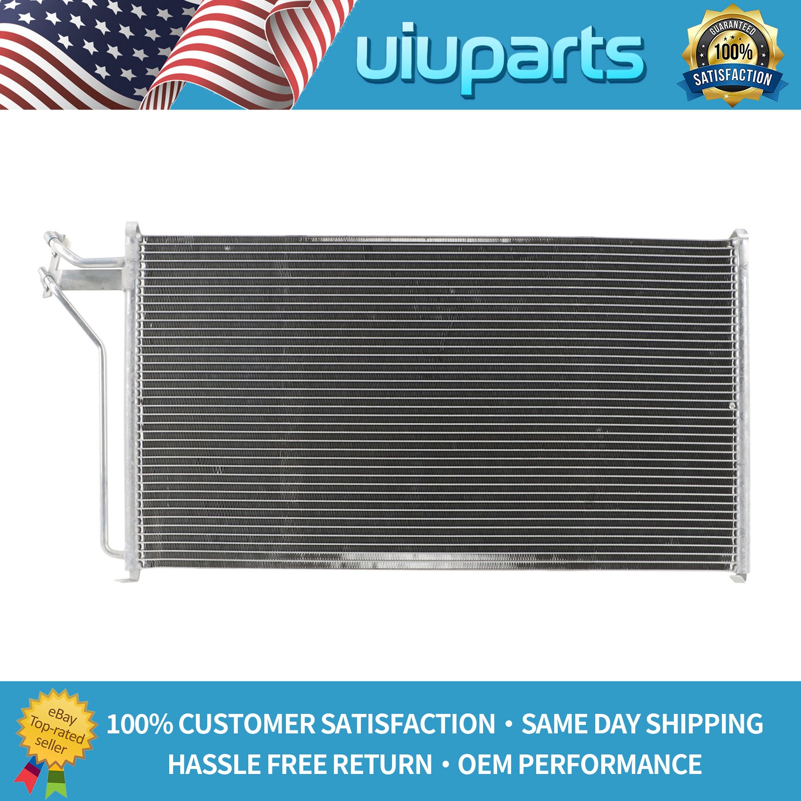 3218 A/C Condenser for Chevy Impala 1977-1979 1981-1985 Caprice 1977-79 81-1990