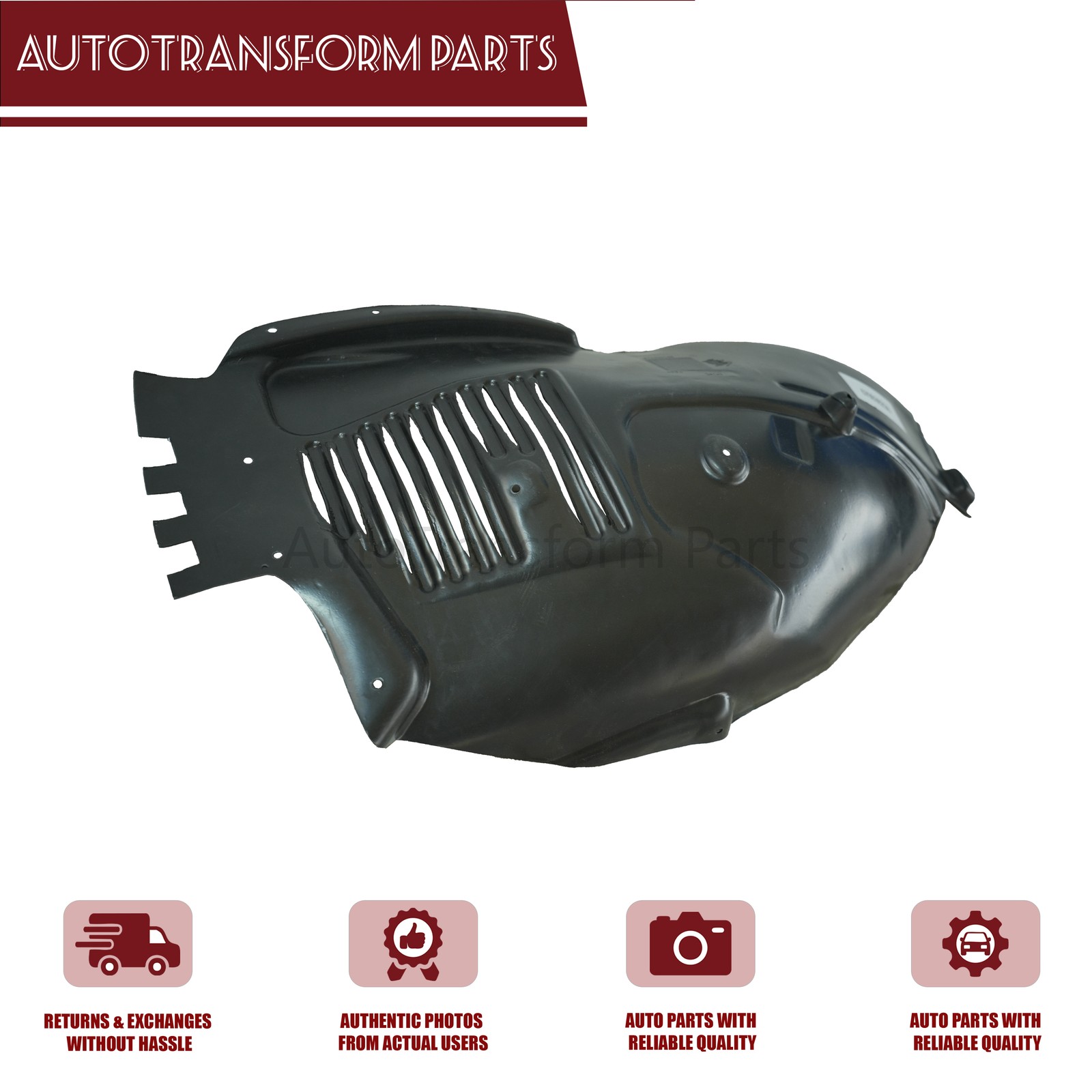 For 2014 2015 2016 2017 Maserati Ghibli Fender Liner Front Right 670030236 US