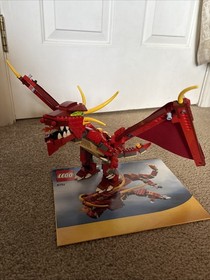 Lego Creator 3 In 1 Fiery Legend 6751 99% Complete With Box And Instructions