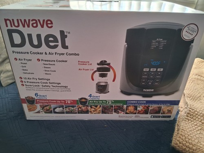 #ad Nuwave Duet Air Fryer Electric Pressure Cookeramp;Grill Combo NEW IN BOX $119.99