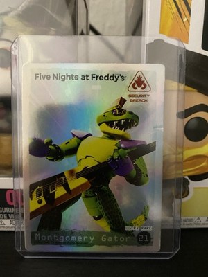 FNAF Security Breach Montgomery Gator Ultra Rare Holo Card #21