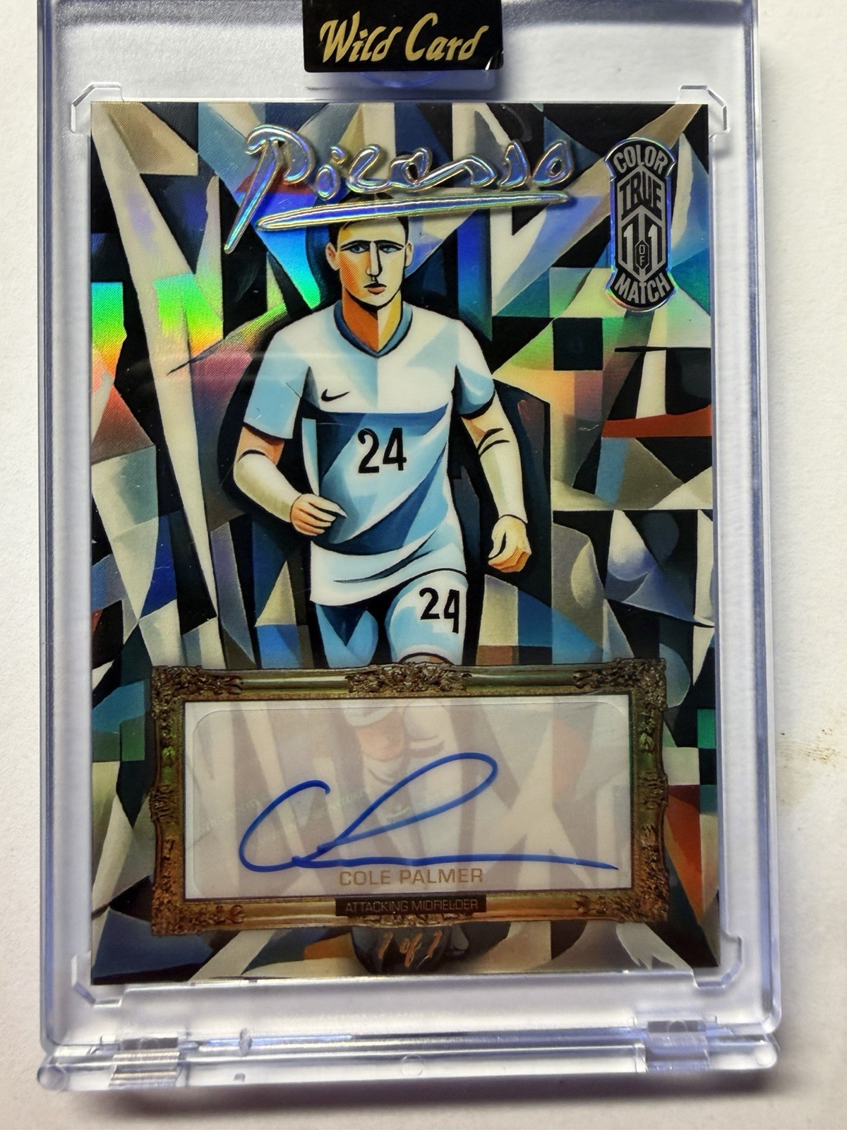 🚨2026 Wild Card COLE PALMER Encased True 1/1 Color Match Case Hit PICASSO AUTO view 1