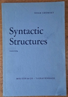Syntactic Structures Noam Chomsky Rare 1st Ed 2nd print Mouton Co. Trade PB 1962