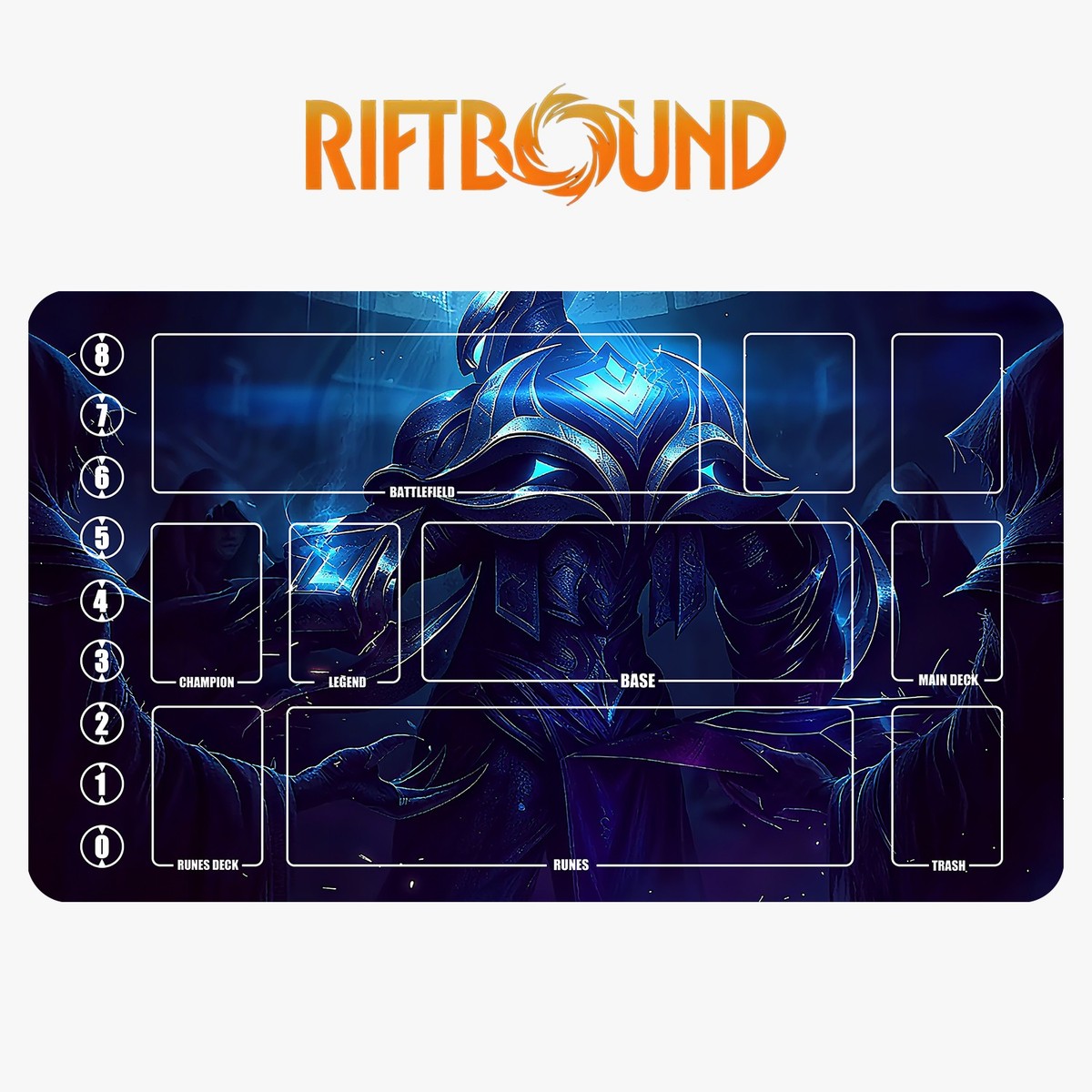 Riftbound Zed League of Legends Playmat+Bag Trading Card Game Mat