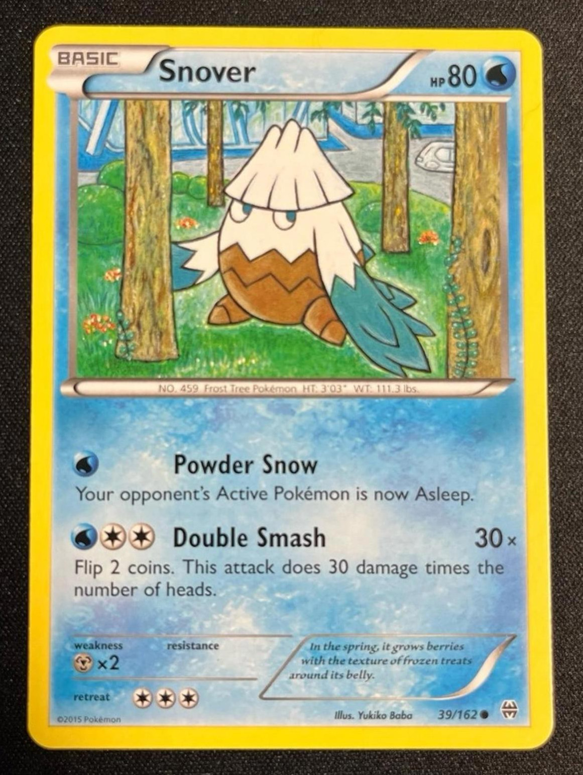 Snover 39/162 Breakthrough Pokemon TCG