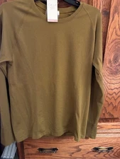 #356 NWT CALIA BY CARRIE UNDERWOOD X-LARGE LONG SLEEVE WOMENS TOP OLIVE BRONZE