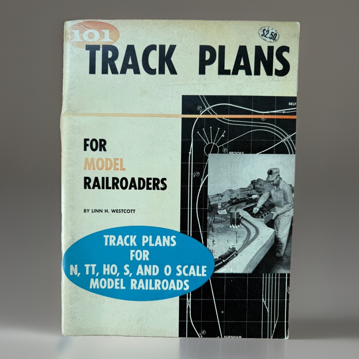 101 TRACK PLANS FOR MODEL RAILROADS Linn Westcott 1956 edition N TT HO S O scale