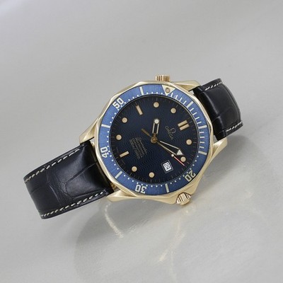OMEGA Seamaster Diver 300M Automatik 18k Gold Ref. 26338003 Full Set