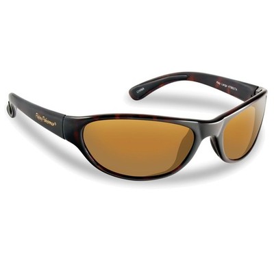 Flying Fisherman Key Largo  Tortoise AMBER Polarized Sunglasses 7865TA