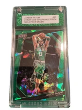 2023 Panini National Convention VIP GoldPack Jayson Tatum #30 Green Mag Pro Slab