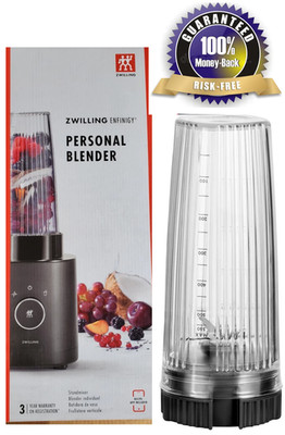 ZWILLING Enfinigy Personal Blender 20oz Travel Cup BPA-Free Black