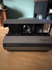 Vintage Polaroid Spectra System Instant Film Camera W/HandStrap TESTED No Cord