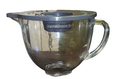 KitchenAid Glass Mixing Bowl 10 Cups 80 Oz Tilt Head Mixer W11048804