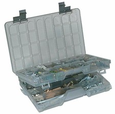 Plano Two-tier Stowaway 3700 Utility Box Smoke