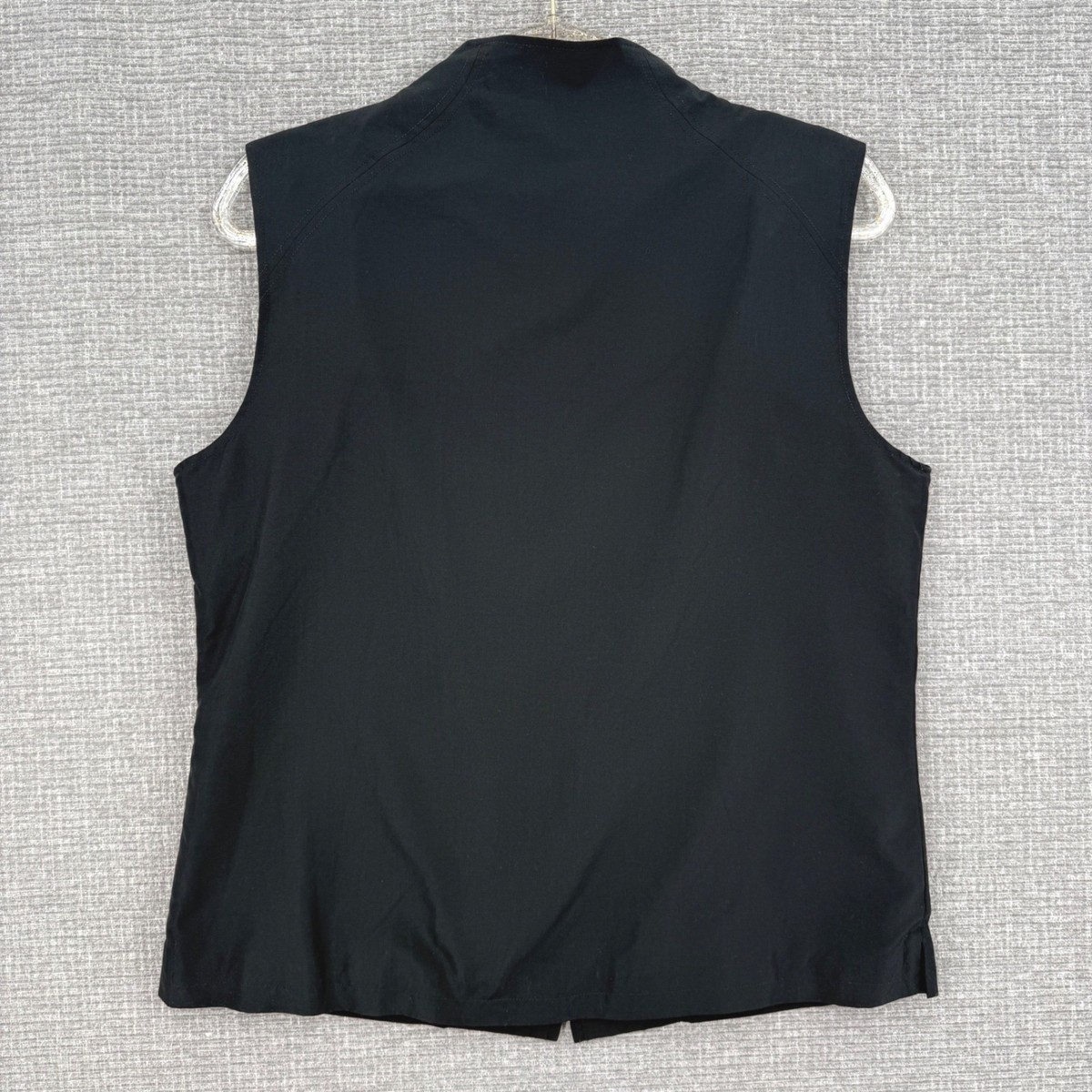 BURBERRY GOLF フリル ナイロンベスト Burberry Golf Vest Women Small Black Full Zip Lightweight Sporty