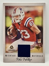 2023 Panini Luminance - Vintage Materials Wes Welker #VM-12 Gold 50/50 (MEM)