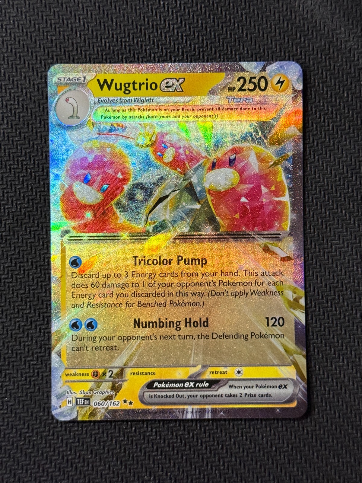Wugtrio ex 060/162 Temporal Forces Pokémon English Near Mint