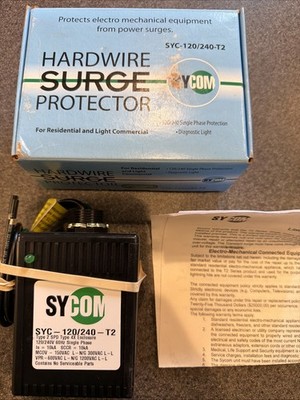 Sycom Inc. SYC-120/240-T2 Surge Protector 120/240V 60Hz Single Phase
