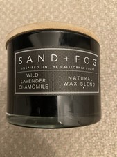 Sand + Fog Scented Candle Wild Lavender Chamomile Natural Wax Blend 340g New