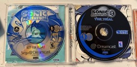 SEGA Dreamcast Console Lot w/ Controllers, Cables, Sonic Adventure, Crazy Taxi