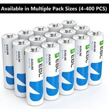 EBL AA Batteries, Alkaline Power Double A Alkaline Battery 1.5V, Lot 16,32,48PCS