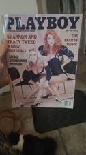 Playboy Magazine SHANNON & TRACY TWEED May 1991 MUSIC George Steinbrenner