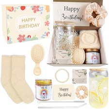 Teen Gift Basket Beige Self Care Set of 10