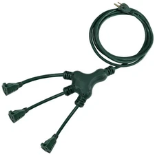 NEW HDX 40 ft. 16/3 Multi-Directional Outdoor Extension Cord, Green
