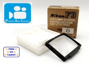 🎦👀✨MINT✨ Nikon Focusing Screen Type B Red Dot For F3 F3HP F3/T From JAPAN