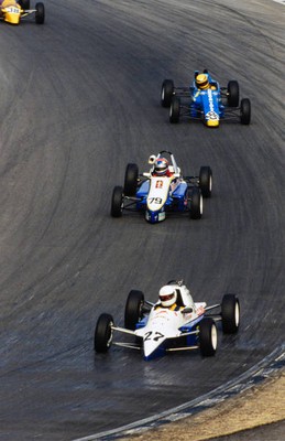 Oliver Gavin Swift Racing Car Constructors Swift FB91 leads Chris  1991 Photo