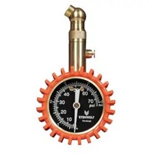 Tire Pressure Gauge for Cars 0-75 PSI, Air Pressure Gauge Color: Vivid Orange