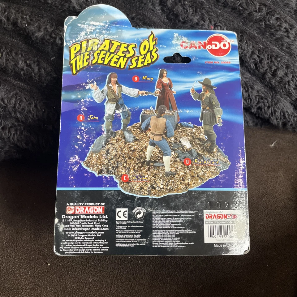Figuras históricas de colección CanDo Piratas de los Siete Mares John 1:24 Foto 2 de 2