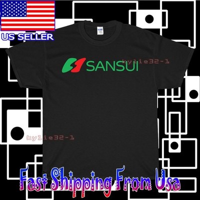 NEW SHIRT SANSUI AUDIO STEREO LOGO T-SHIRT AMERICAN USA FUNNY UNISEX SIZE S-5XL