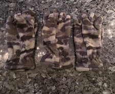 Camouflage Gloves Mittens Size 4-7 Kids