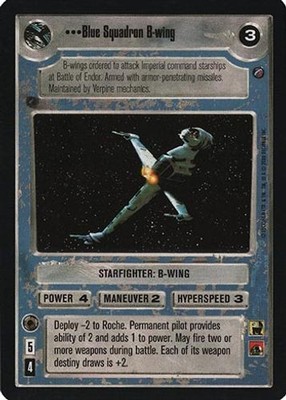 Blue Squadron B-wing - FOIL - Reflections II - Star Wars CCG