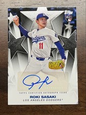 Roki Sasaki 2025 Topps Autograph rcAutograph 927947